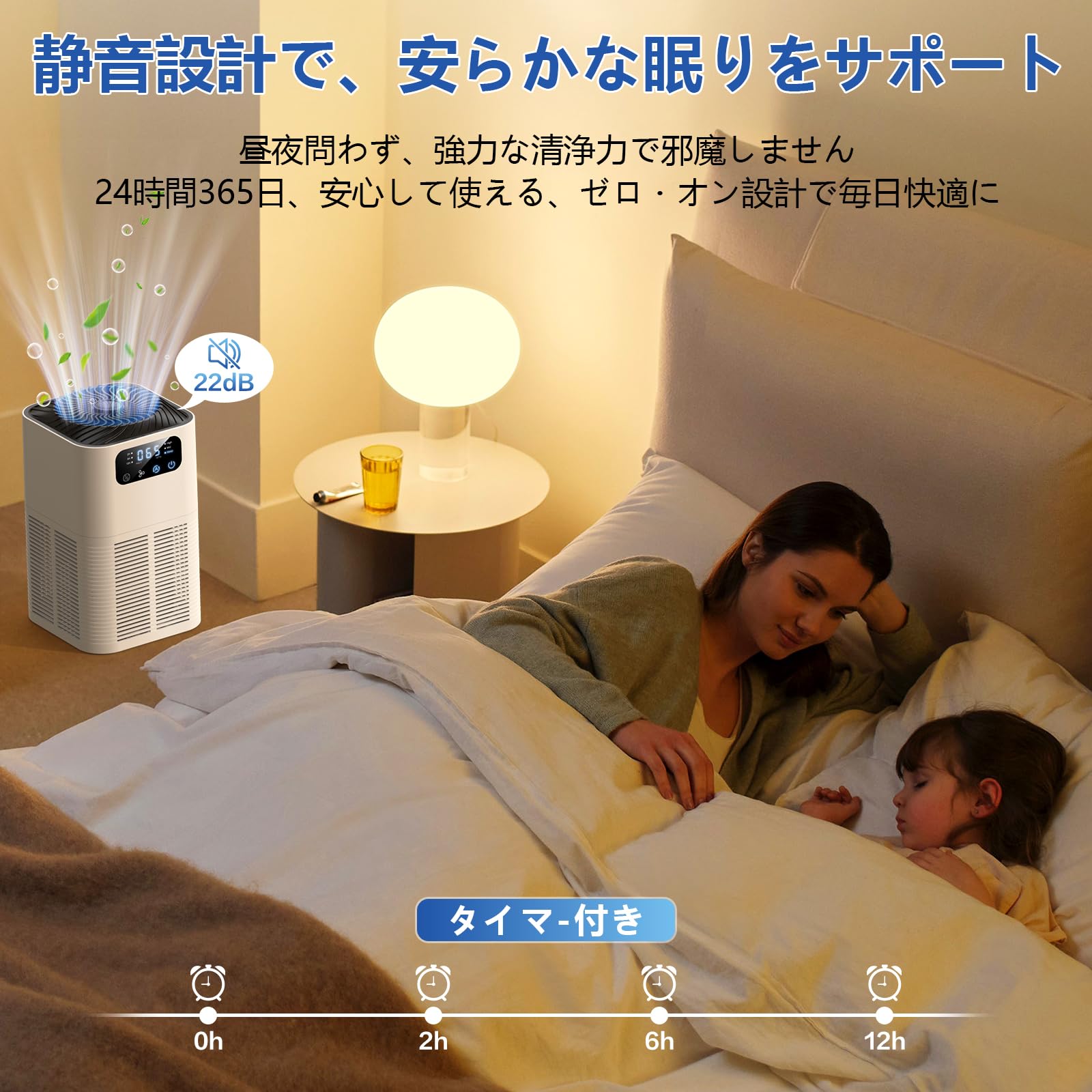 Amazon.co.jp: 空気清浄機 小型 【12畳～20畳・360°強力浄化】4重ろ過
